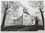 Carr's Hill Church in Winter by Paul L. Brink